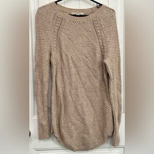 Beige Knit Sweater by Loft
